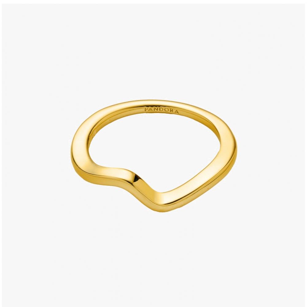 Pandora 163095c00 Moment Polished Wave Ring