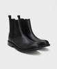 Firenze Atelier [Vibram] All Day Round Toe Chelsea Boots 2600 [Crack Black]