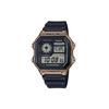 DIGITAL Quartz Movement Resin Strap Watch Men's Watches Gray Dial AE1200WH-5AV