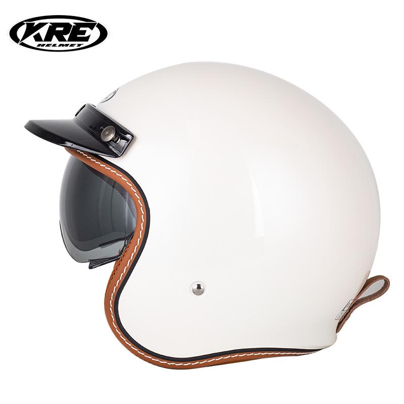 "KT67 Retro Summer Motorcycle Helmet for Men and Women"