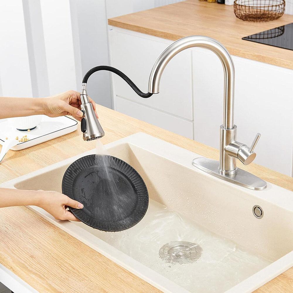Pull Down Spray Head for Kitchen Faucet 3 Modes Kit