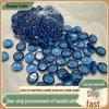 Colored Matte Frosted Glass Beads for Vase or Fish Tank Decoration