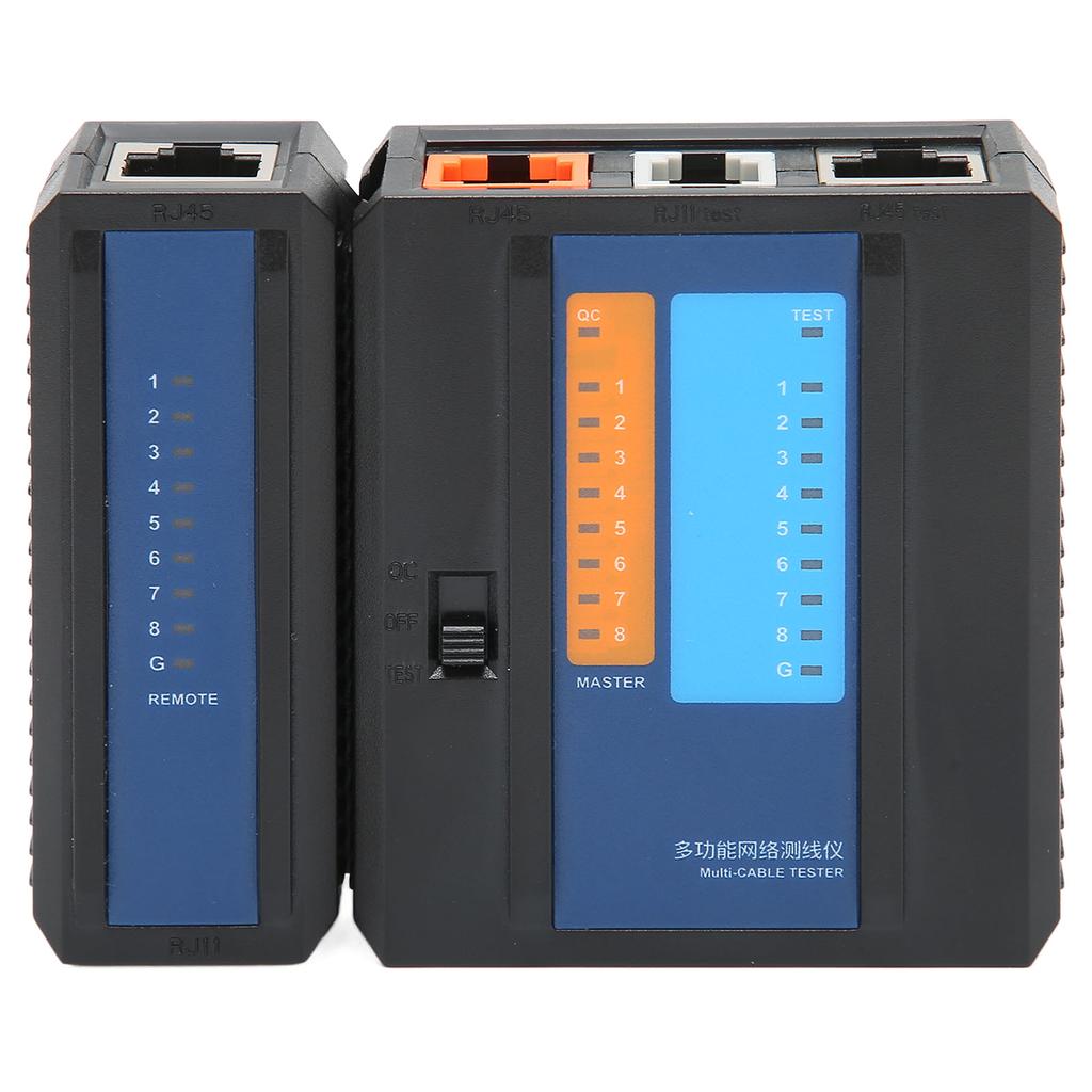 RJ45 Network Cable Tester Multipurpose Network Cable Tester Tool for RJ45 RJ11 RJ12 CAT5 CAT6 CAT7 C
