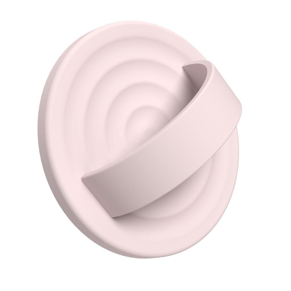 Universal Silicone Magnetic Phone Grip 360° Rotation Solid Color Finger Loop Grip Portable Soft Phone Ring Holder For MagSafe