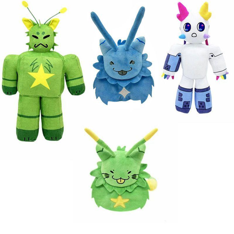 non-toxic New Game Peripherals Regretevator Gnarpy Green Cat Plush Toy White Cat Robot Doll Children's Birthday Gift