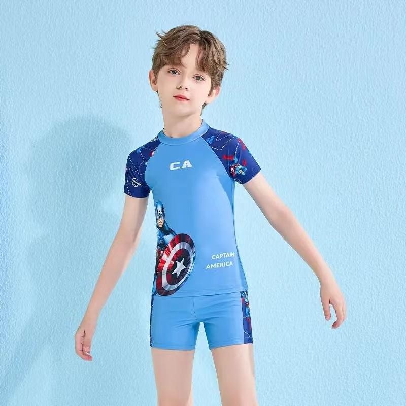 

Комплект детского купальника из двух частей с защитой от солнца, быстросохнущий 2XL [120-130cm]