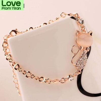 Bracelet For Women Jewelry Stylish Exquisite Cat -Eye Stone Cat Bracelet Flash Diamond Bracelet Bracelet Bracelet