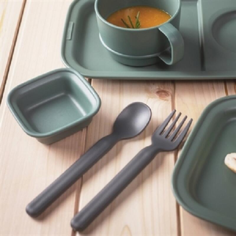Mono Spoon & Fork Set