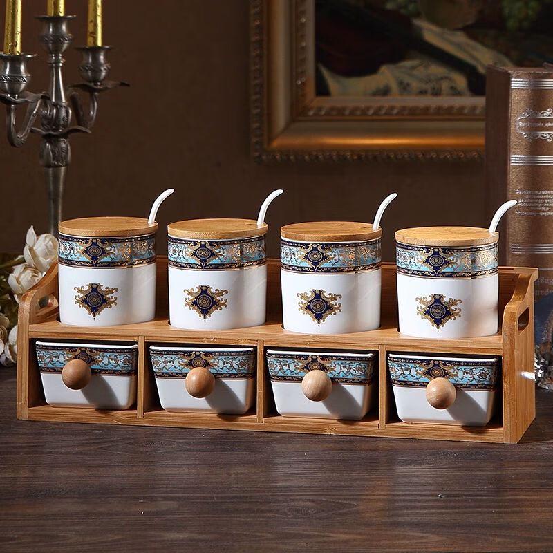 Kitchen Seasoning Jar & Oil Bottle Set