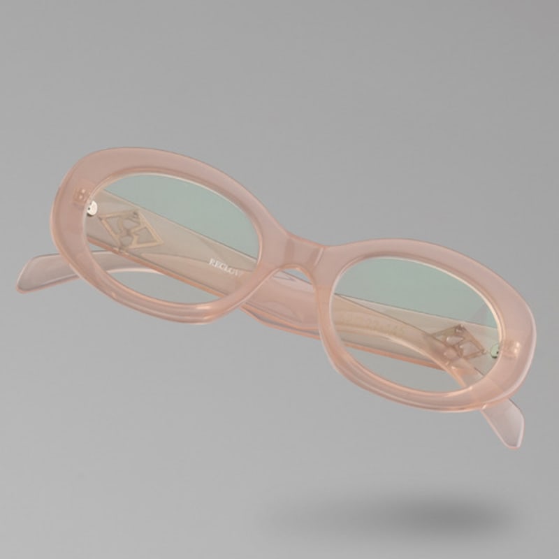 RECLOW RECLOW CREAM NO.1 PINK Blue Light Blocking Glasses