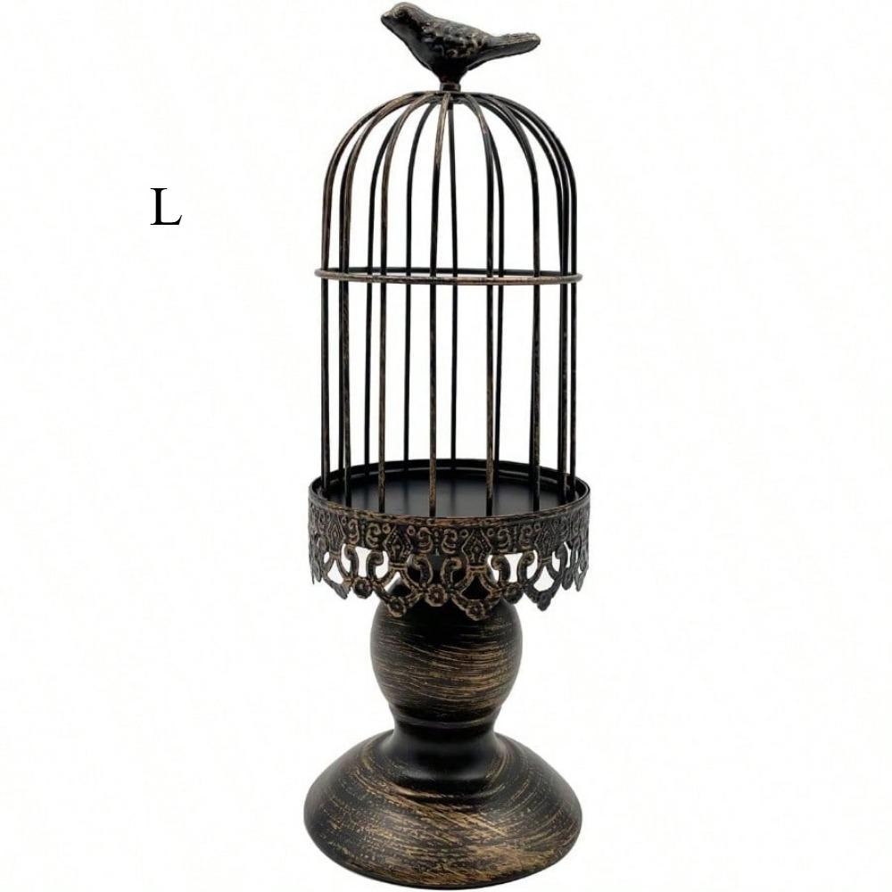 Decorative Birdcage Candle Holder, Vintage Candle Stick Holders, Wedding Candle Centerpieces For Tables, Metal Candlestick Holder Home Decor