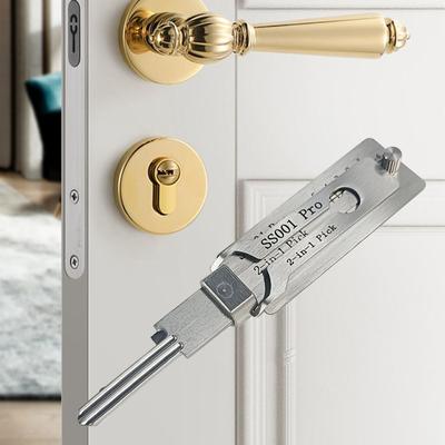 Edelstahl Präzisionswerkzeug SS001 O-Ring Aufnahmewerkzeug Hakenwerkzeug Wartungsreparaturset Schlüsseldecoder Nur für gerade Nut