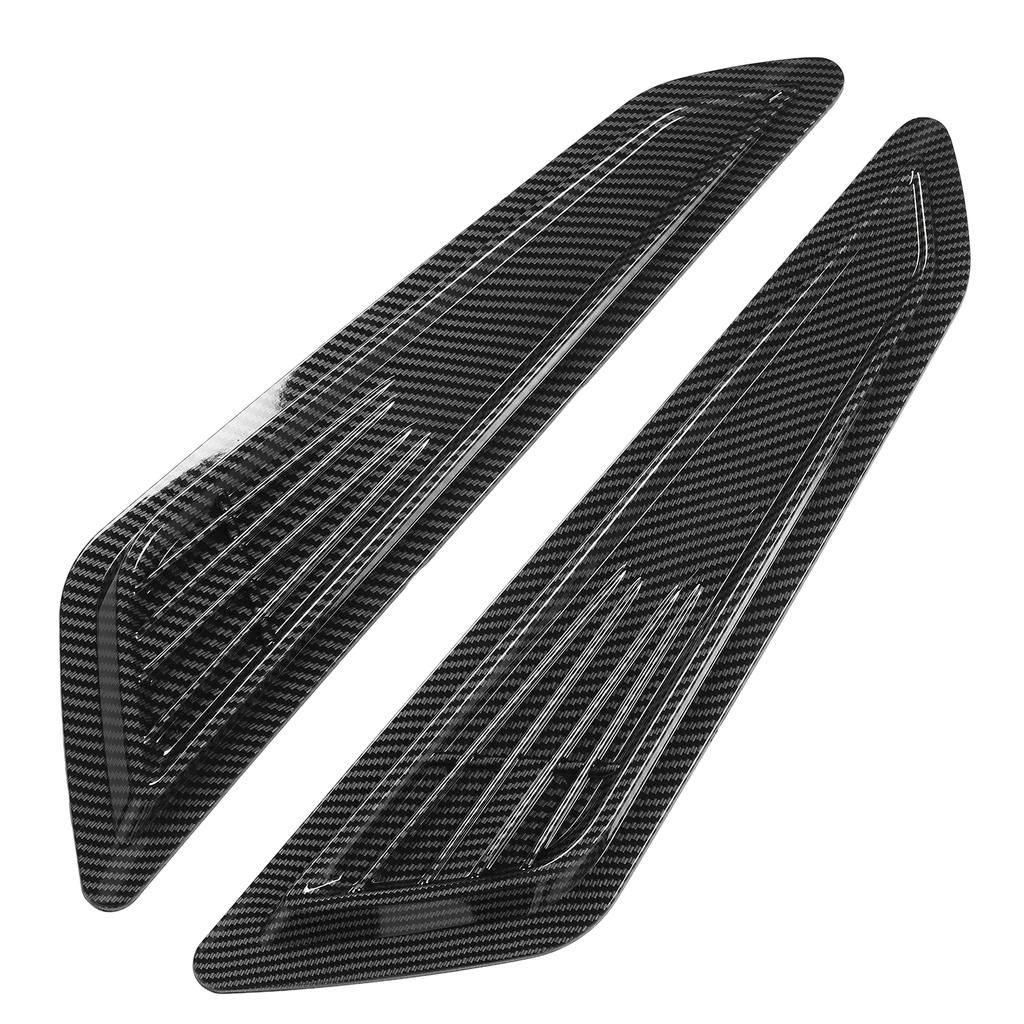 1 Pair Hood Air Vent Scoop Cover Excellent Heat Dissipation Sporty Look Impact Proof Bonnet Air Vent Cover for 1 Series