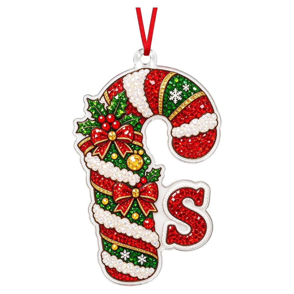 Christmas Cute Pet 2D Acrylic Hanging Ornament for Holiday Tree Decor
