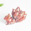 Figurina in Resina di Volpe a Nove Code con Pietre di Cristallo Naturale per Decorazione da Scrivania Regalo per Amici