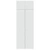 Tall Cabinet White 80 x 42.5 x 225 cm Particleboard