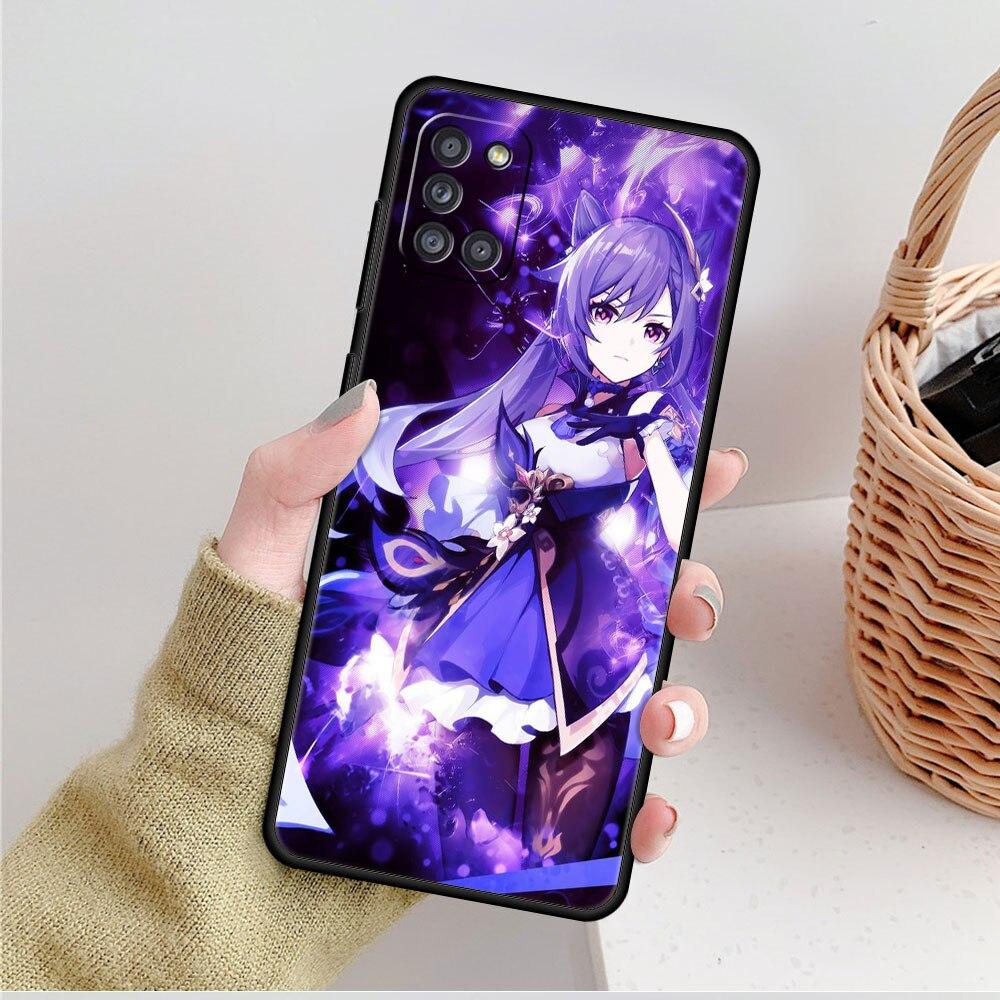 Shell Capa For Samsung Galaxy A12 A52 A51 A72 A02s A32 4G A71 A31 A41 A21s A13 A73 A23 A53 A33 A03s A22 Genshin Impact Case