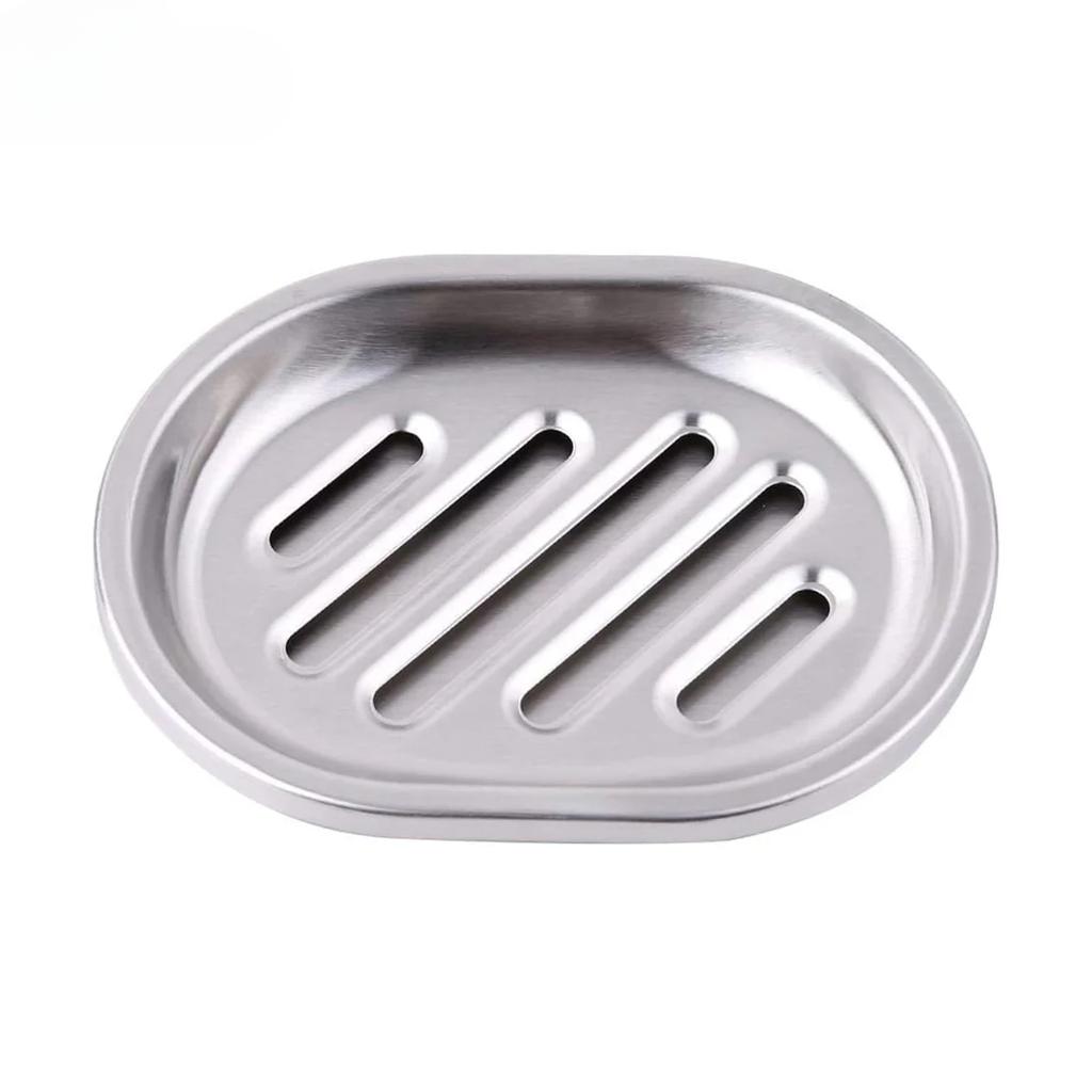 Leeseph Stainless Steel Soap Holder Soap Dish Tray Kitchen Bathroom Sink Countertops To Store Soap Sponges Scrubbers