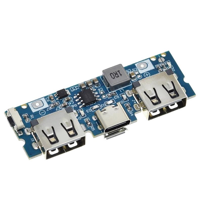 

Type-C USB MicroUSB 5V 2.4 А Подвійна USB плата для зарядки Мобільний 18650 Підвищувальний зарядний пристрій для акумулятора Аксесуари 1