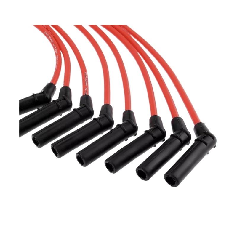 M12259R301 5.0L 5.8L Mustang Ford Racing 9MM Engine Spark Plug Ignition Wire Sets - Red Fit For Ford F-150 Mustang 1995-1996