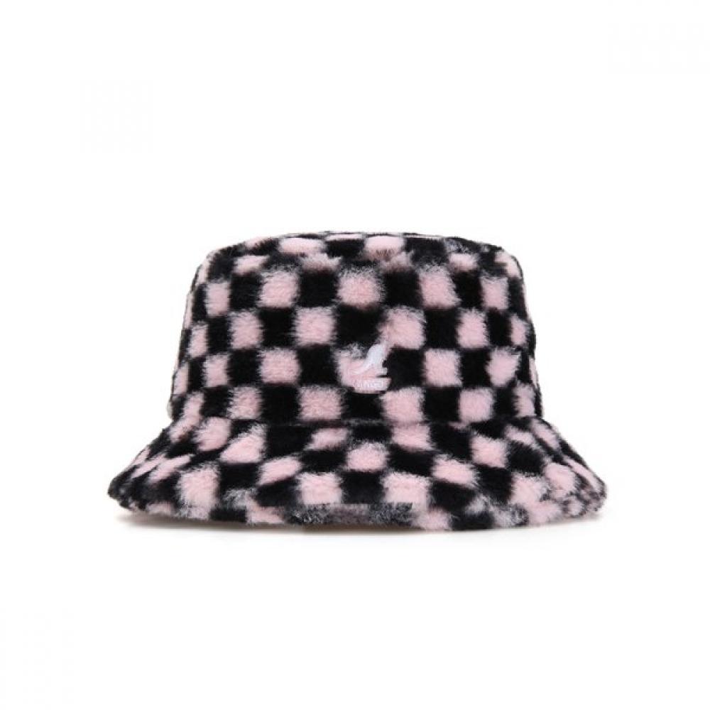 KANGOL Меховое ведро 4370 Пептовый клетчатый LA