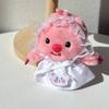 Charming Maid Squirrel Plush Keychain Soft Short Plush Stuffed Doll