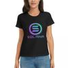 Women TShirt Solana Cryptocurrency Solana SOL Summer Short Sleeve Tees ONeck Cotton T Shirts Clothes Tops Streetwear