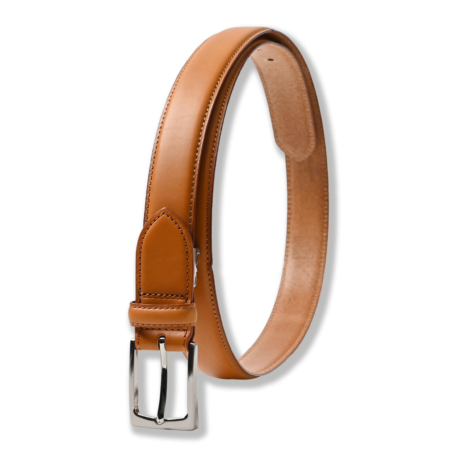 

[NARU] Italian Leather Belt for Men, Genuine Leather, Business Casual, Made in Italy, 28mm Wide (2.8cm Wide), Thick, Long, Large Size, Adjustable