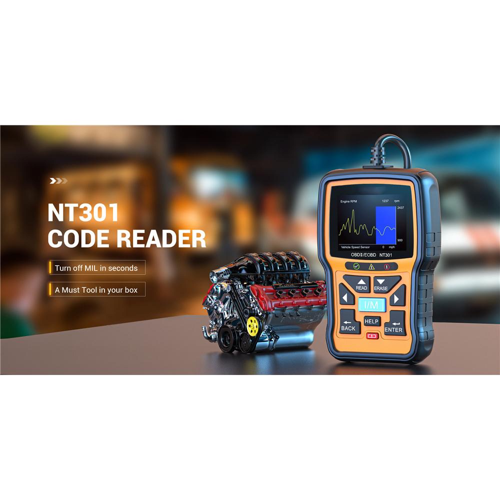 Nt301 Obd2 Scanner Professional Read Clear Code Odb 2 Car Diagnostic Tool