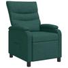 Recliner Dark Green Fabric
