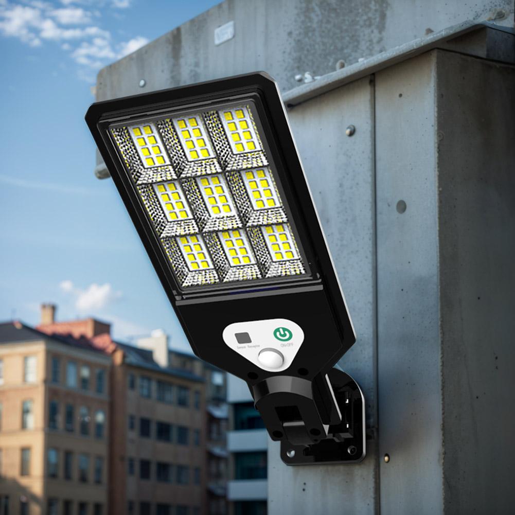Motion Sensor Street Light with Remote Control Outdoor Motion Sensor Solar Garden Light IP65 Waterproof for Garden Patio Porch