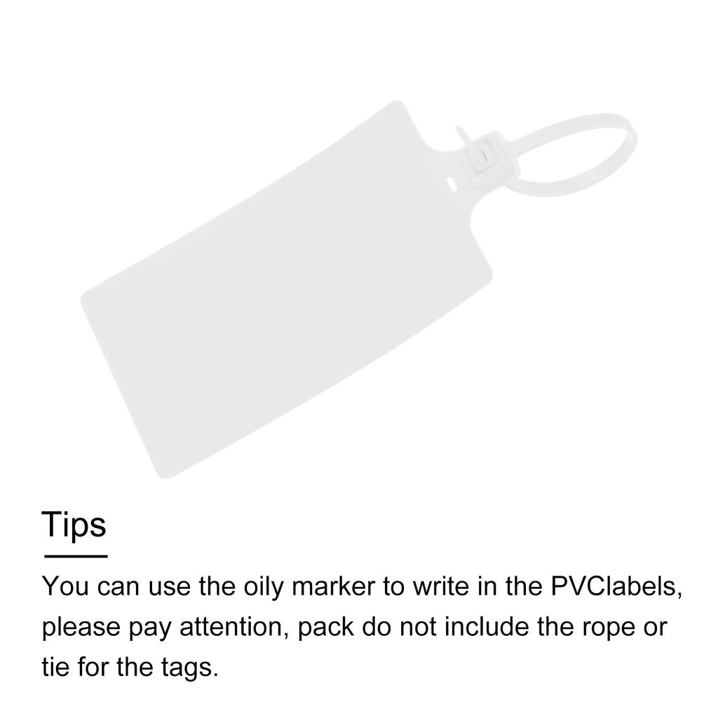 50pcs Plastic Seals Shipping Tags, for Plastic Tie Mark Product Identification Tags,Valve Marking,Outdoor Tagging