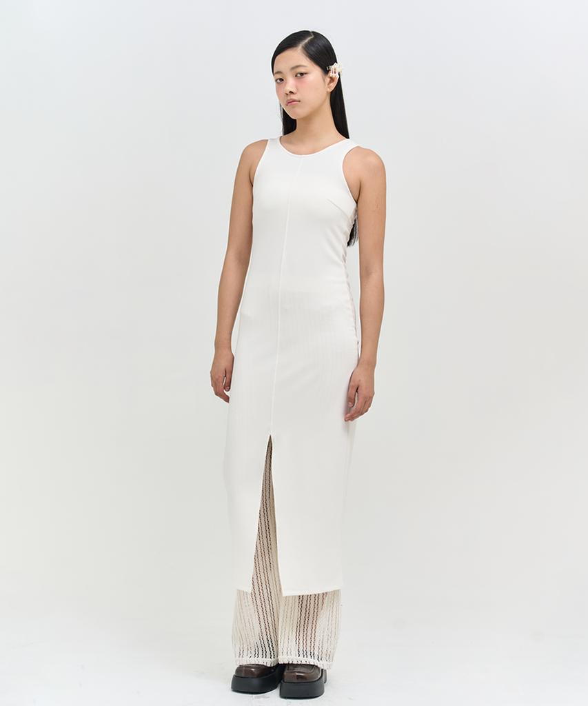 Editeom Concise Body Dress-Ivory