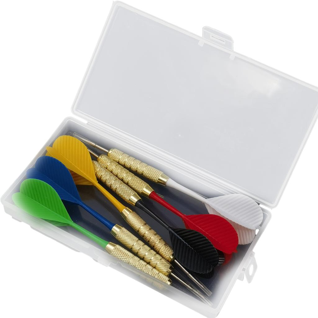 6 Pcs Steel Tip Darts Replacement Hard Steel Needle Practice Darts Professional Metal Darts Dartboard Accessories