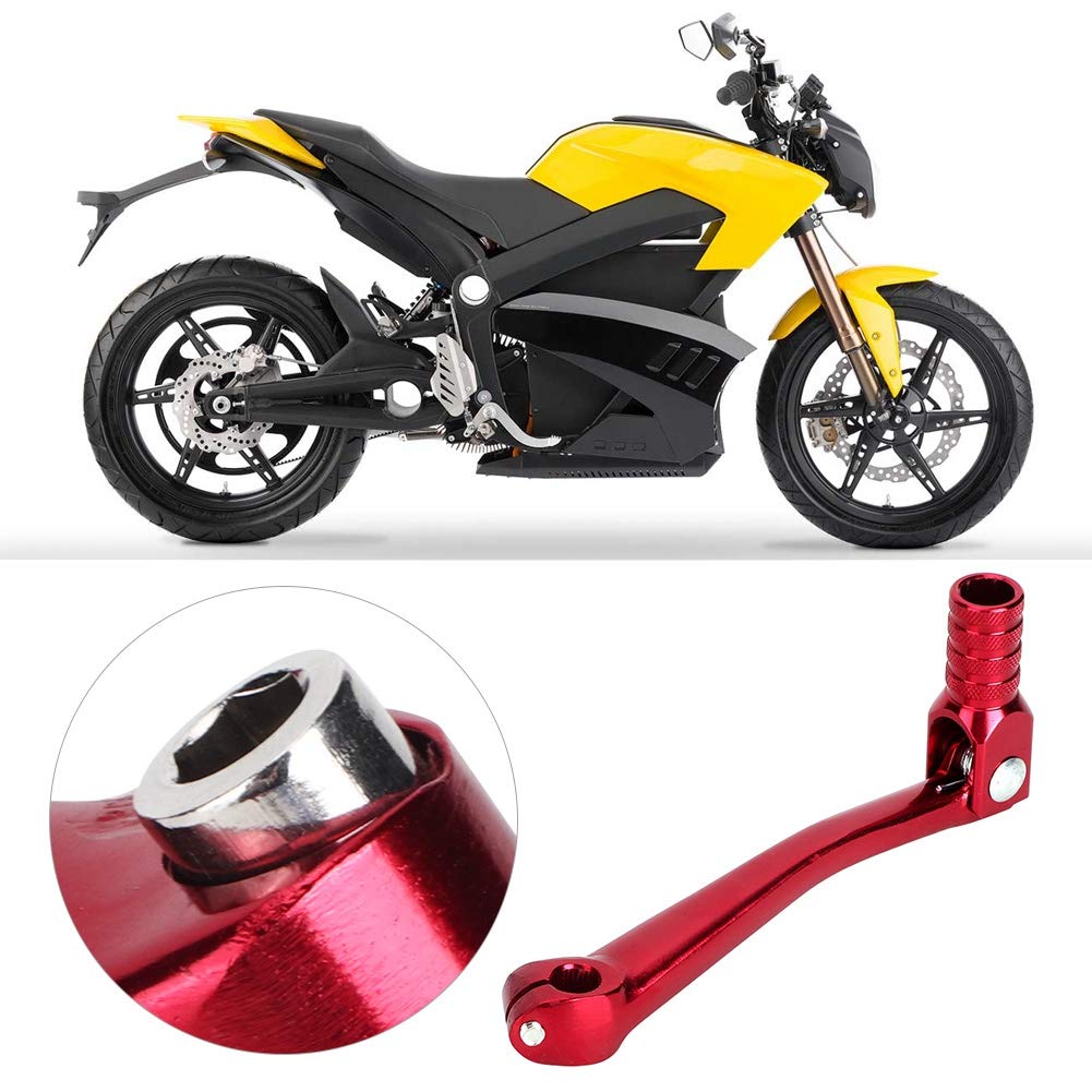 Motorcycle Shift Pedal, Kickstarter Lever, Aluminum Alloy Material, CNC Surface Treatment, Foldable, Simple Design,