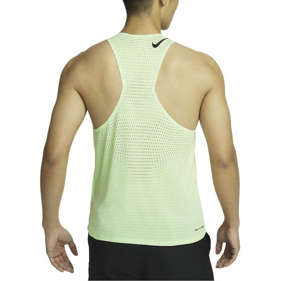 Nike Dri-FIT ADV Solid Quick-Dry Breathable Round Neck Sport Tank Top Men Tops Vapor-Green FN4232-376