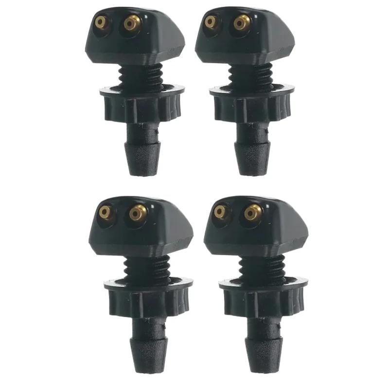 Car Dual Holes Windshield Washer Car Windshield Wiper Washer Spray Nozzle Fits Most Car Models Nozzle Wiper Water Spray Jet