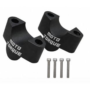 Black Handle Bar Riser "Fit For KTM Adventure 250/390, Adventure 390 X/R (2025)"