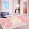 Light Luxury Simplicity Pink Carpet Living Room Nordic Style Creative Minimalism Sofa Area Rugs Bedroom Non-slip Soft Floor Mats
