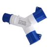 220‑250V 3Pin Industrial Waterproof Plug 16A Y Shape Aviation Plug Socket with Dust Cover for Ship Yacht