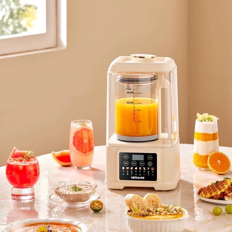 OSTMARS Silent Multifunctional Soy Milk Maker & Food Processor for 3-4 People - No Filter Needed, Fully Automatic.