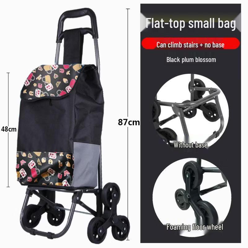 Foldable Stair Climbing Shopping Cart
