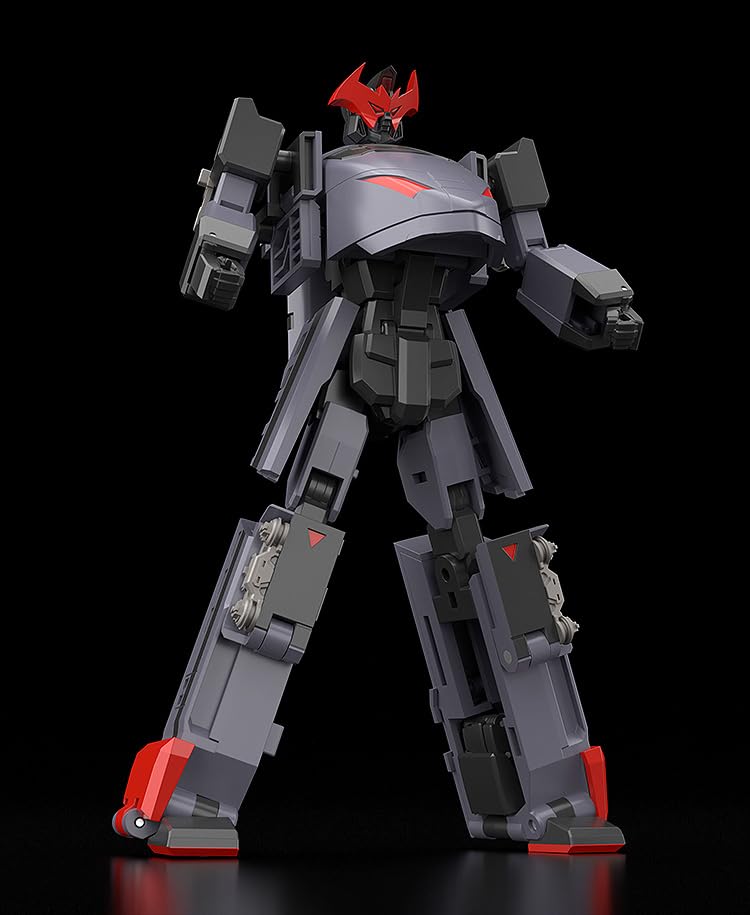 THE Combined Brave Express Might Gaine Black Might Gaine Plastic Painted Articulated Figure Non-scale