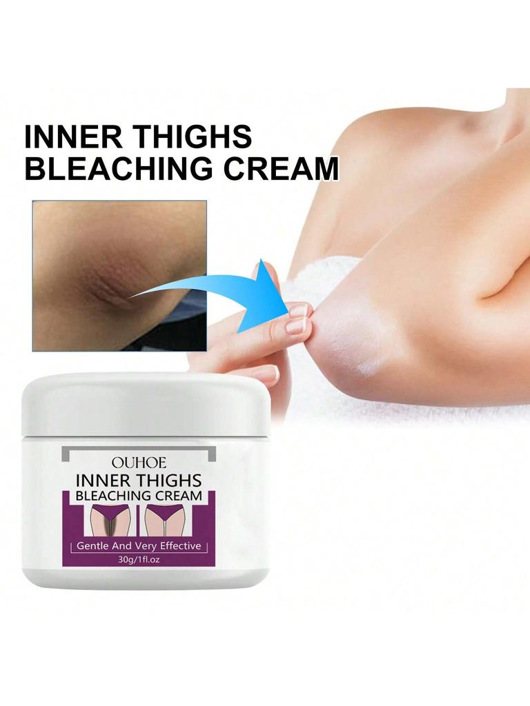 1pcs 30g Thigh Brightening Moisturizing Cream Lighten The Darkness Of Underarm, Thigh, Knee Joint, Skin Beautifying And Whitening Cream