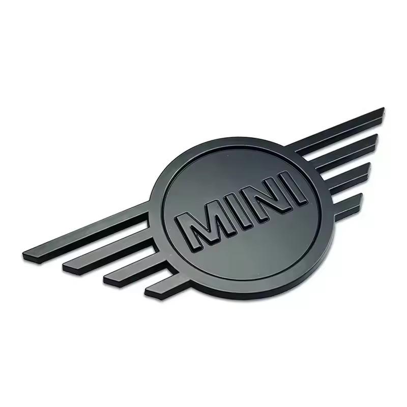3D Metal Car Rear Badge for Mini Cooper F55 F56 F54 Countryman Clubman JCW R56 R60 F60 Front Emblem Sticker Accessories