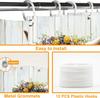 Highland Cow Rustic Flowers Shower Curtain,Bathroom Shower Curtains Bathtub Home Decor Waterproof Fabric Machine Washable with 1