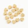 10pcs Copper Beads Charms Cross Heart Star Moon Beads Plated Crafts Color Retention Beads for Jewelry Making Diy Bracelet Necklace