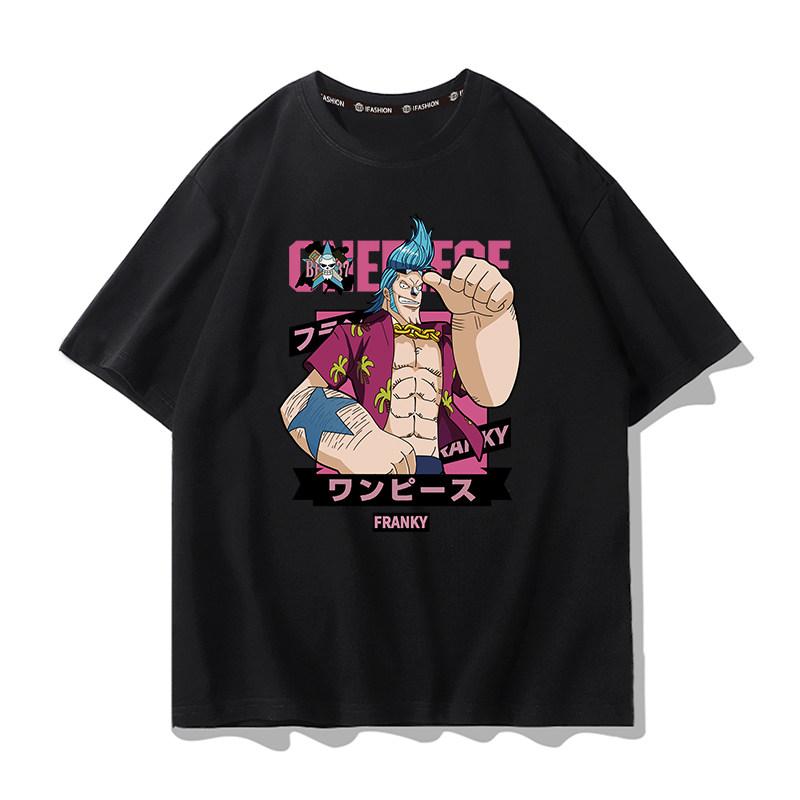 Koszulka z grafiką One Piece Luffy ACE Anime Tee Męska Moda Letnia 2026 Oversize Street Casual Y2K Topy Odzież Streetwear