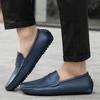 Fashion Luxury Formal Casual Flats Mens Loafers Genuine Leather Men Shoes Moccasins Male Breathable Slip On Walking Boat Plus Size 38-49