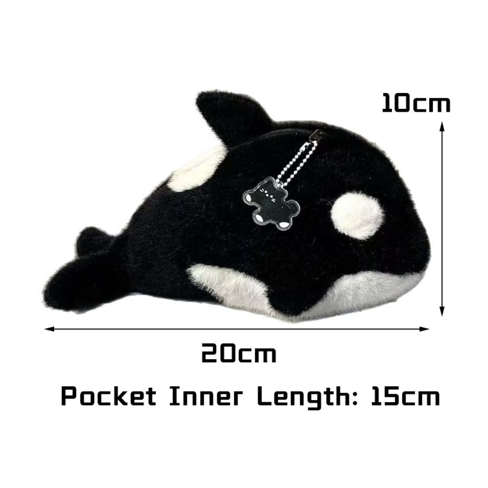 Large Capacity Pencil Case Plush Pen Box New Pen Bag  Gift